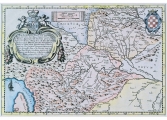 VALVASOR, JOHANN WEIKHARD: MAP OF CROATIA
